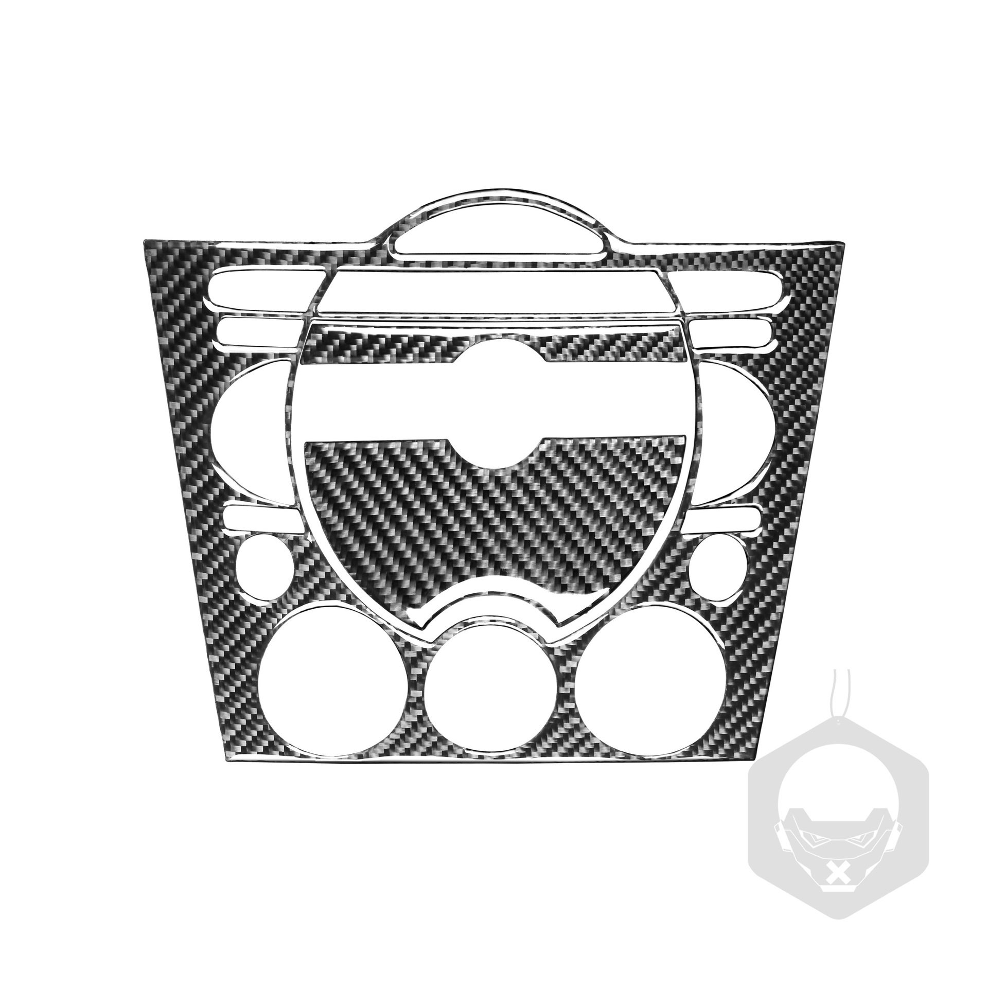 适用于马自达04-08款RX-8内饰改装件碳纤维中控多媒体面板装饰贴