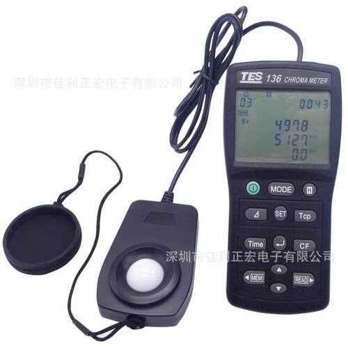 泰仕TES-136色温计/色度计/色温仪/色度仪TES136