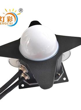 户外亮化DMX512外控十字星光灯四透光壁灯十字星光灯点光源