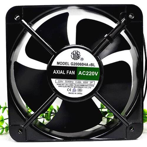 原装宁波九龙G20060HA2BL-CW220V200*200*60mm20060轴流风机