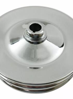 通用镀铬双凹槽动力转向泵滑轮钥匙SBC雪佛兰350454