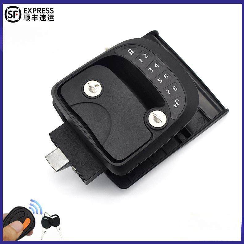 游艇智能锁密码房车锁改装车锁自行拖挂车遥控防盗门锁内外双开锁