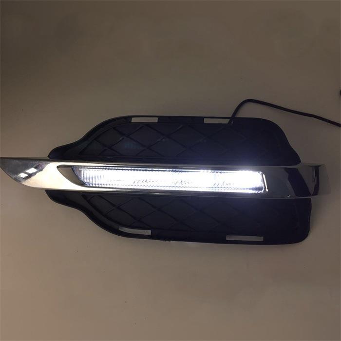 适用于13-16款奔驰W204日行灯GLK300GLK350GLK500日间行车灯