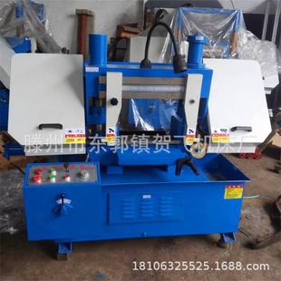 供应G4230液压卧式 45度任意角度带锯床 转角金属锯床锯切0