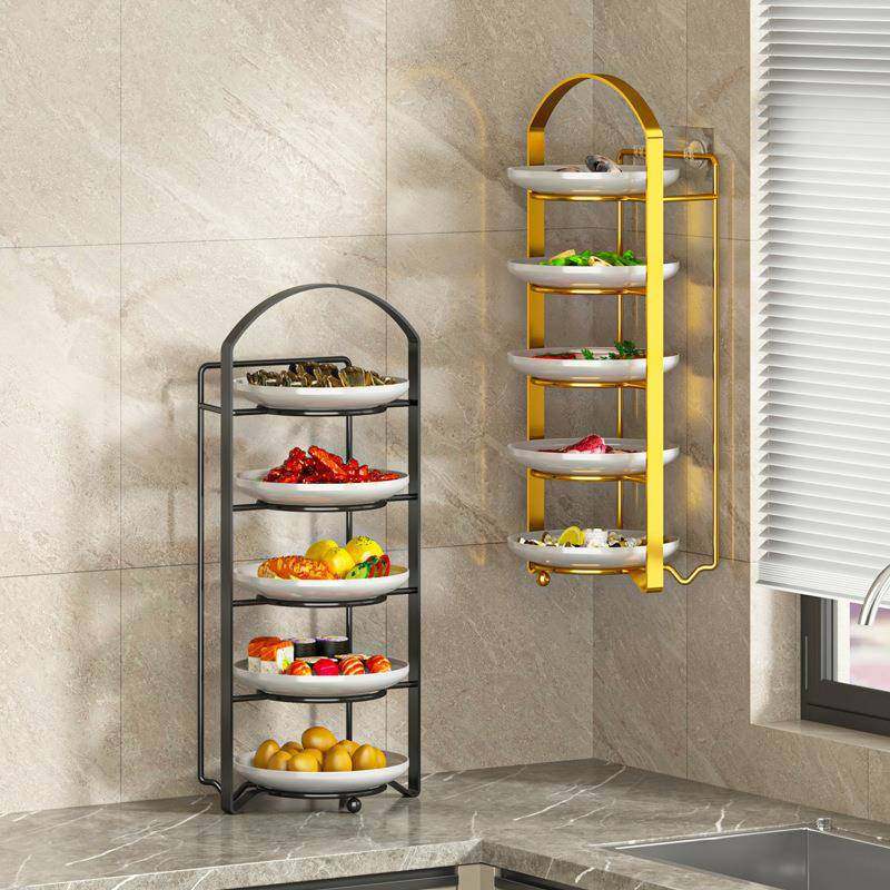 厨房备菜置物架多功能配菜盘碗碟收纳架多层壁挂台面放菜架,智能设备,其他智能设备,淘宝优惠券,粉丝福利购,淘宝优惠卷