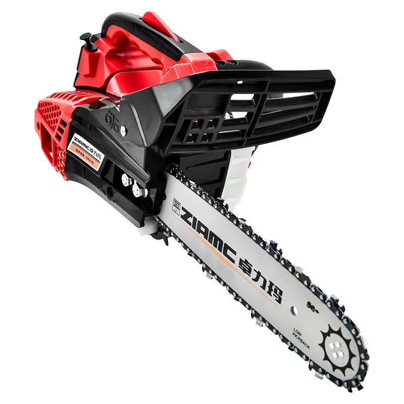 单手小油锯汽油锯伐木锯毛竹锯12寸14寸家用轻便单手锯