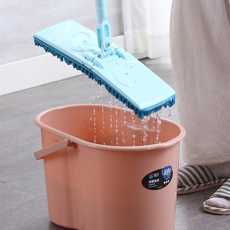 家用老式手动地拖桶挤水桶拧水单桶墩布桶手压拖地拖把桶塑料旋转