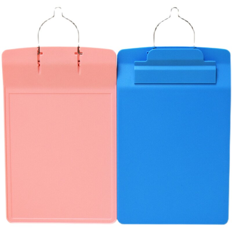 输液卡夹板查房巡视卡悬挂牌信息A4纸病房登记A5文件夹板写字垫板