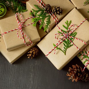 100米2mm双色合股棉绳线幼儿园diy手工艺绳子彩色捆绑包装礼品绳