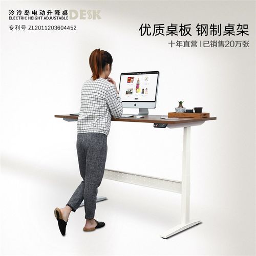 泠泠岛电动升降桌站立办公电脑桌元宇宙升降游戏桌可调节高度桌