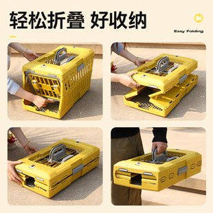 航空箱宠物猫咪专用外出猫包便携车载狗笼小型犬猫笼子折叠太空箱