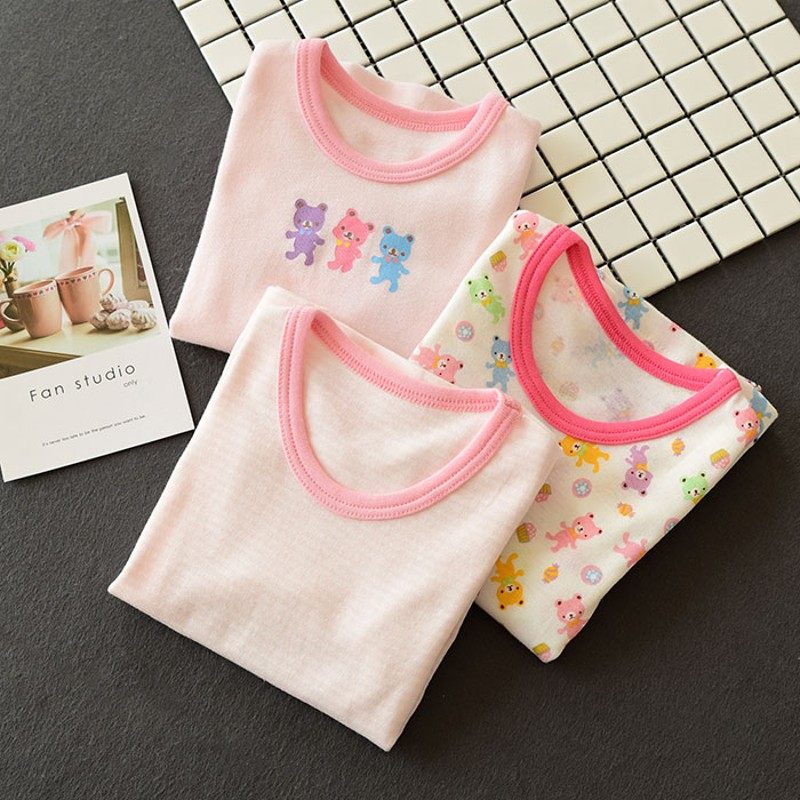 三件装 儿童纯棉长袖T恤 女童圆领打底衫 舒适薄款 春秋款 童装,童装/婴儿装/亲子装,T恤,淘宝优惠券,粉丝福利购,淘宝优惠卷