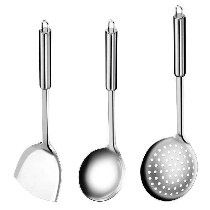 长柄中空防烫加厚不锈钢汤勺家用大勺子大号汤匙盛粥稀饭勺大汤勺