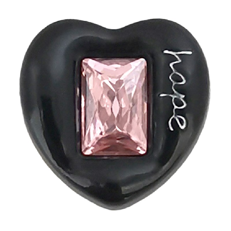 YES艺森 爱心长发形钻金属纽扣女装衬衣袖领扣子针织开衫衣服装扣