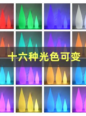 84294户发光水滴灯灯落外地灯太阳能庭院灯草坪露氛围灯营地防水