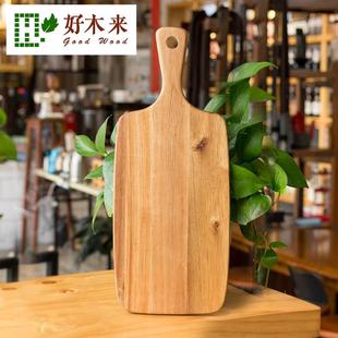 木好来相板思木切水果砧板辅食菜包西餐摆相思木切盘复古寿司面板
