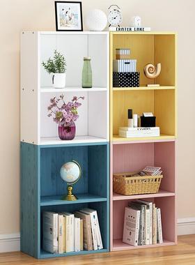 书架落地简客厅柜子置物架卧室收纳架简自约家ZAP用易由组合格子