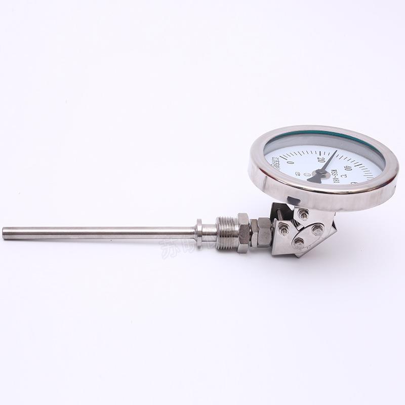 双金WSS-411/属温W度计SS-481向型WSS-411径向型304不锈钢电点接