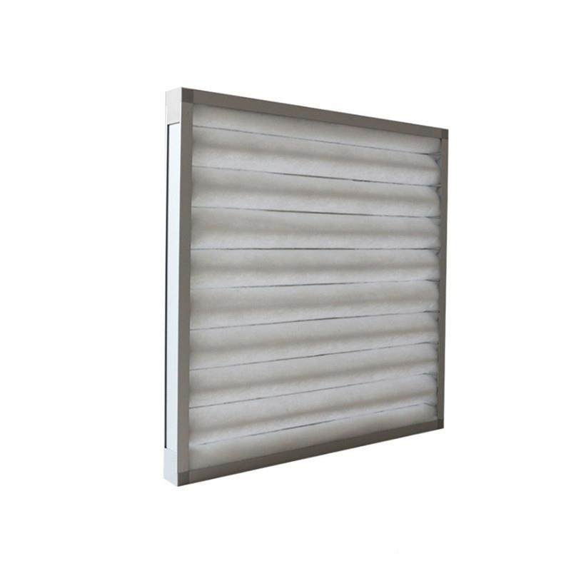 g4初效空气过滤网净化中间用空镀锌框KKR央车调防尘无纺布板式过