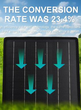 太阳能板10伏18VW汽车游架艇充电板太阳能光电池10W18V汽板户外支