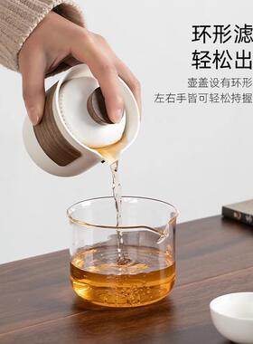 便携式旅行茶具小套商装快38806杯露户外营功夫客泡茶壶务活动礼