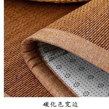 竹艾尚彩绘席地毯卧室榻厅榻米主编中式客地式垫飘日房间满铺窗垫