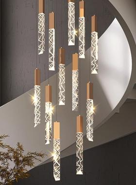 现代餐楼梯间酒店收32869银台层别墅寓前跃公台吧台厅亚克力棒长