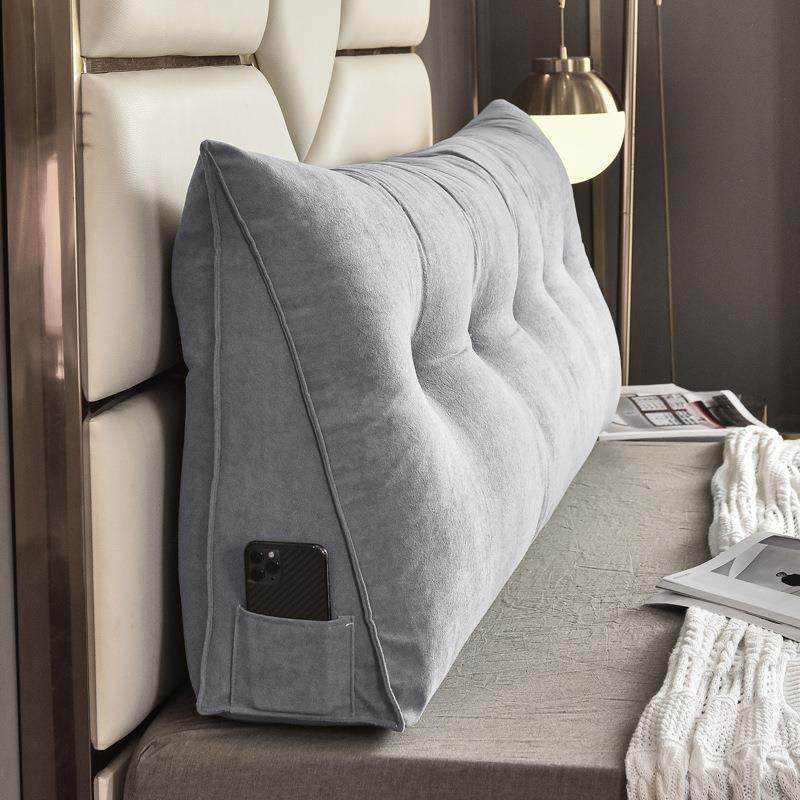 北欧床头米靠软包B11三角沙发靠枕大靠背床榻榻上腰枕抱枕腰垫靠,居家布艺,抱枕被,淘宝优惠券,粉丝福利购,淘宝优惠卷