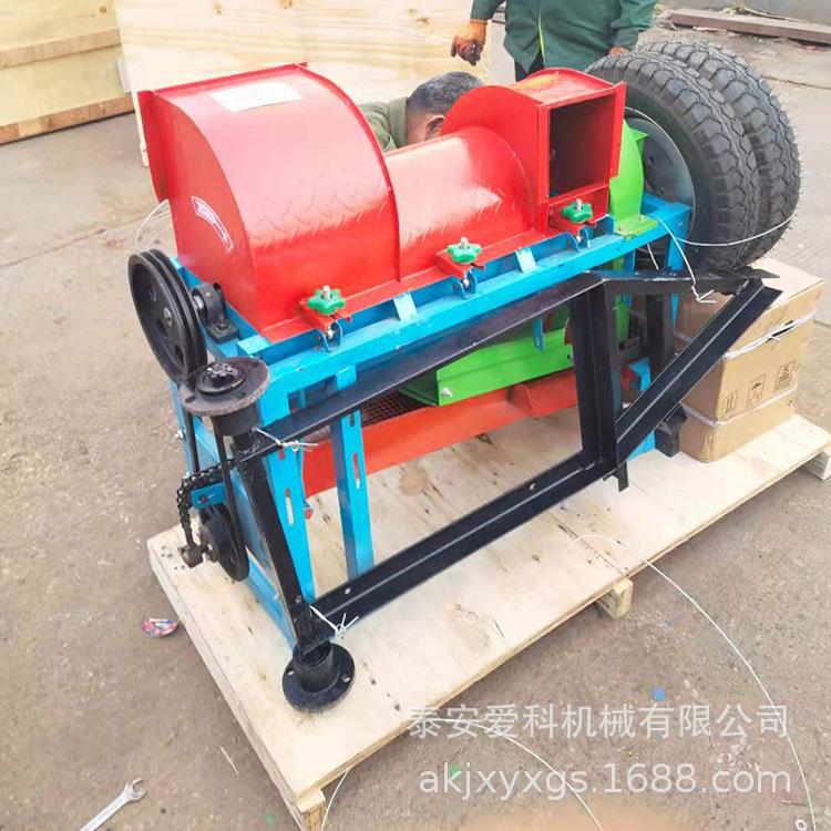 ISK小型农用谷子脱粒机农机用高打粒机新款稻粱麦打粒脱玉米粒机