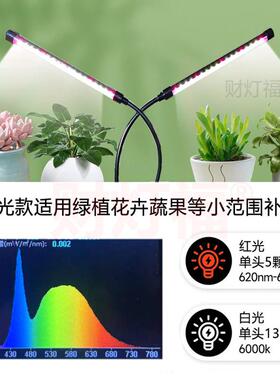 阳光定时植太物补头光灯多全光谱绿灯植蔬果花卉XYO多肉夹子式落
