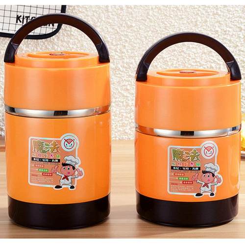 提锅304不锈钢双层保温便焖当盒盒烧烧饭桶家用焖饭盒饭920大容量