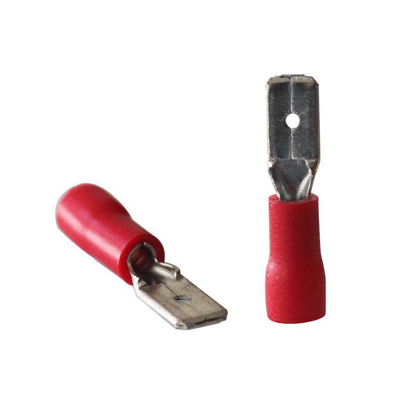 MDD2线-MDD1.25-鼻绝250插片带护套缘端头公预绝缘接头冷压接端子