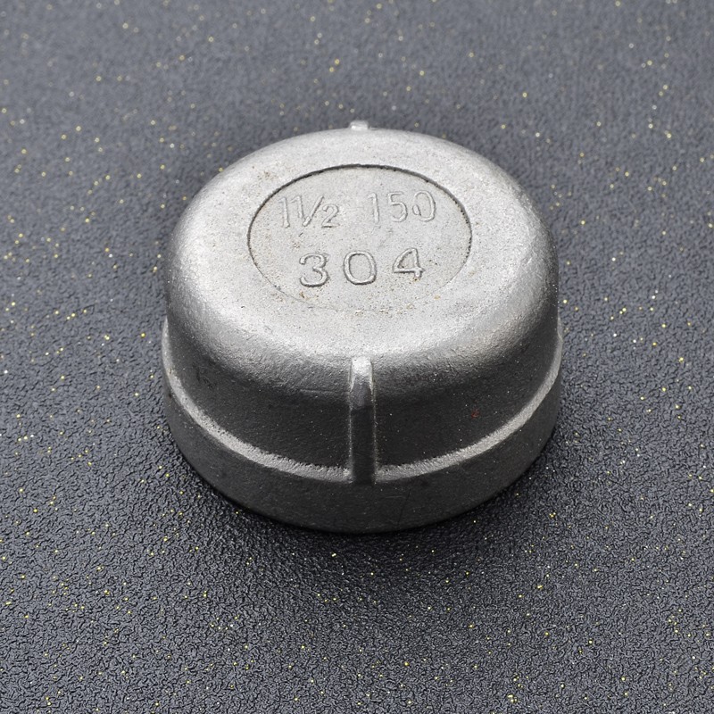 304不锈钢内丝堵头管帽/管塞/堵盖/闷头2分 4分 6分 1寸 1.5寸