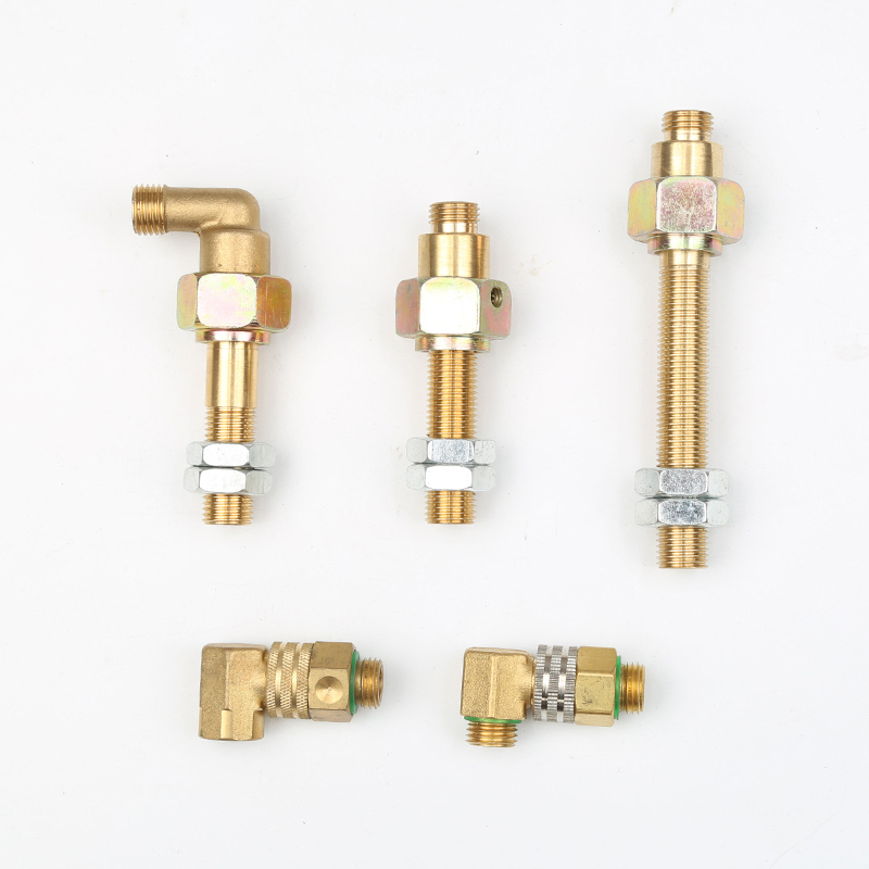 卷管机绕管架活动弯头打药高压泵防打结旋转铜接头2分喷雾管转动