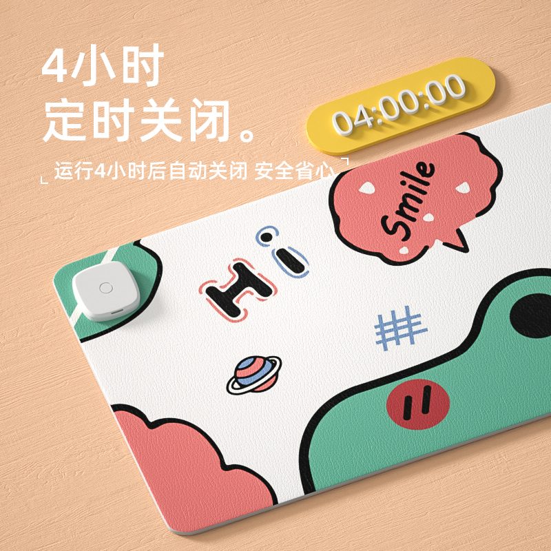 加热垫发热桌垫鼠标垫暖桌垫办公室桌面超大电脑电热板取暖手桌垫