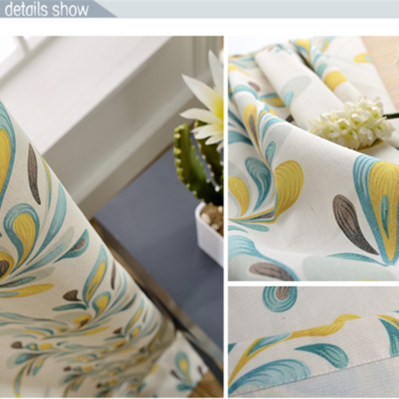 凤尾竹美式乡村田园厨房浴室洗手台橱柜半帘门帘短帘咖啡帘定制