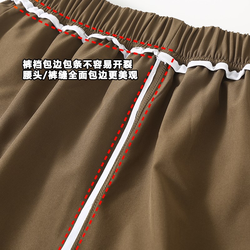 12XL多口袋工装短裤男宽松薄款卡其紫色2024裤衩男外穿五分裤大码