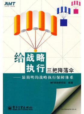 库存九成新给战略执行三把降落伞 — 最简明的战略执行保障体系H39130 9787121102684 AMT咨询研究院　编著 电子工业出版社