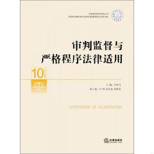 库存九成新中国审判理论研究丛书：审判监督与严格程序法律适用 9787511851857 许前飞编 法律