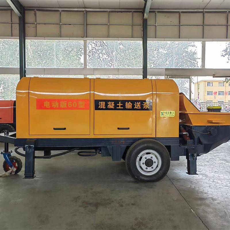 新款卧986构式二次造柱泵上料电机搅拌混机现货动30型凝土输送泵