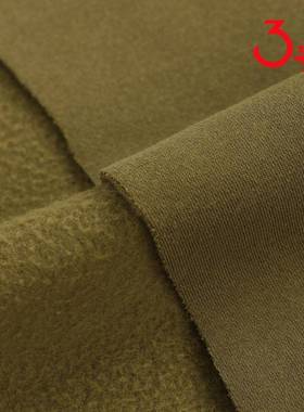 WSR现世博绒3货2s抓绒卫衣面料针织毛绒布毛圈布磨毛抓绒拉底绒卫