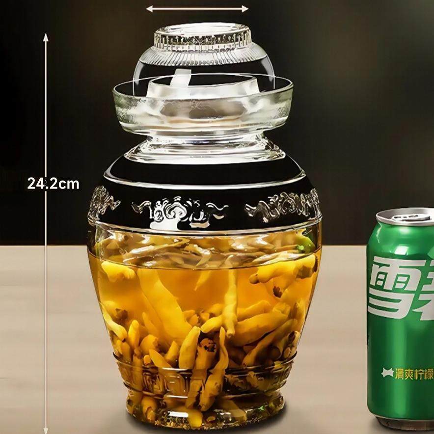 四327川泡菜坛子用家加厚菜玻璃密封罐腌菜缸食品级酸菜泡水封坛,家居饰品,储物罐,淘宝优惠券,粉丝福利购,淘宝优惠卷