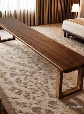新式木长中条凳创意长凳简约茶桌长板凳长椅换鞋凳餐家用79799桌