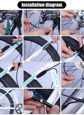 八方中电机金ECX属换挡改断置电感应器一拖二刹车分线长款离装配