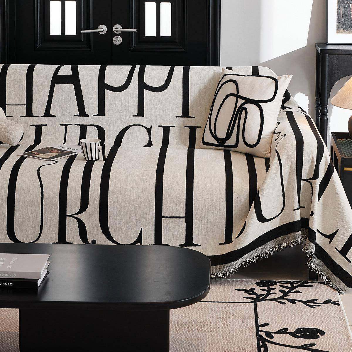 202轻5新款沙发巾一整奢张全盖级四季通用YXQ雪尼尔高感沙发盖布