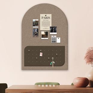 毛粘板毡板洞洞毛墙贴软木墙694板留言饰品展示板照墙片背景粘宿