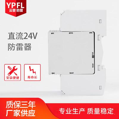 厂供应24V家直流电源2p保护器防雷浪避YPFL-DC2雷器涌电源电涌保