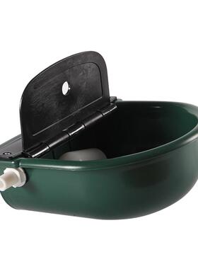 源头工厂绿色浮球式牛马用4L大容量塑料饮水碗