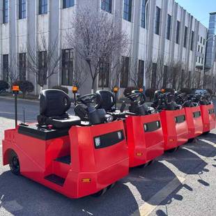 非标吨4电动牵引车拖车头6吨电2动牵引车LQP座驾拖搬头t平板运车