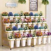 醒花桶架店专用架货花架铁花艺多层花AEW筒架摆摊卖鲜花婚庆展示